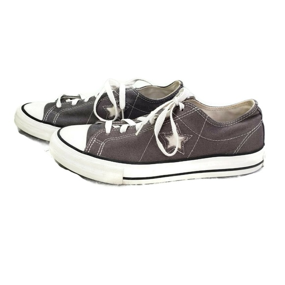 Converse Shoes - Converse One Star Canvas Sneakers Gray Size 8.5